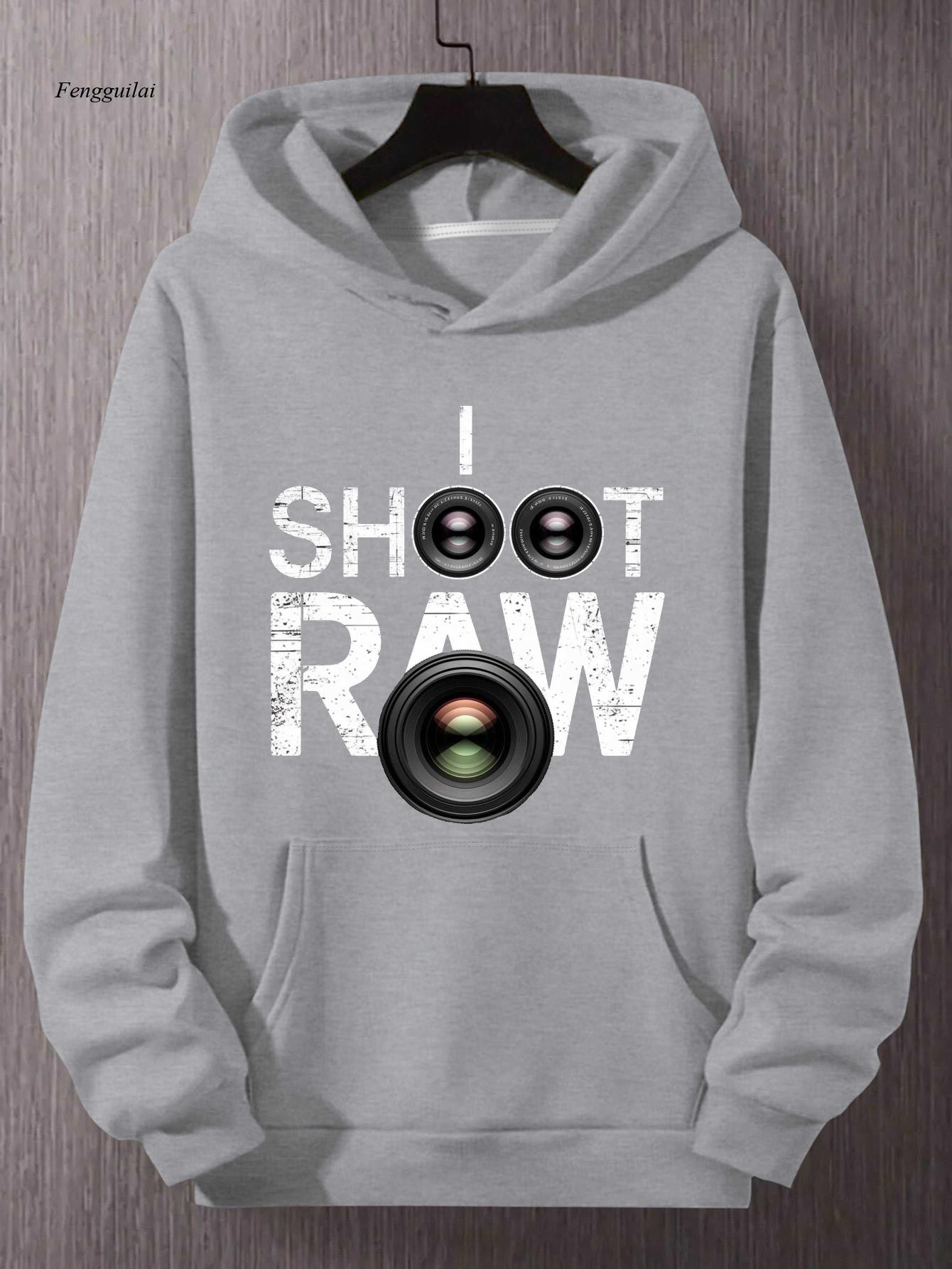 Photography Graphic Design - Толстовка для фотосъемки Shoot Raw —