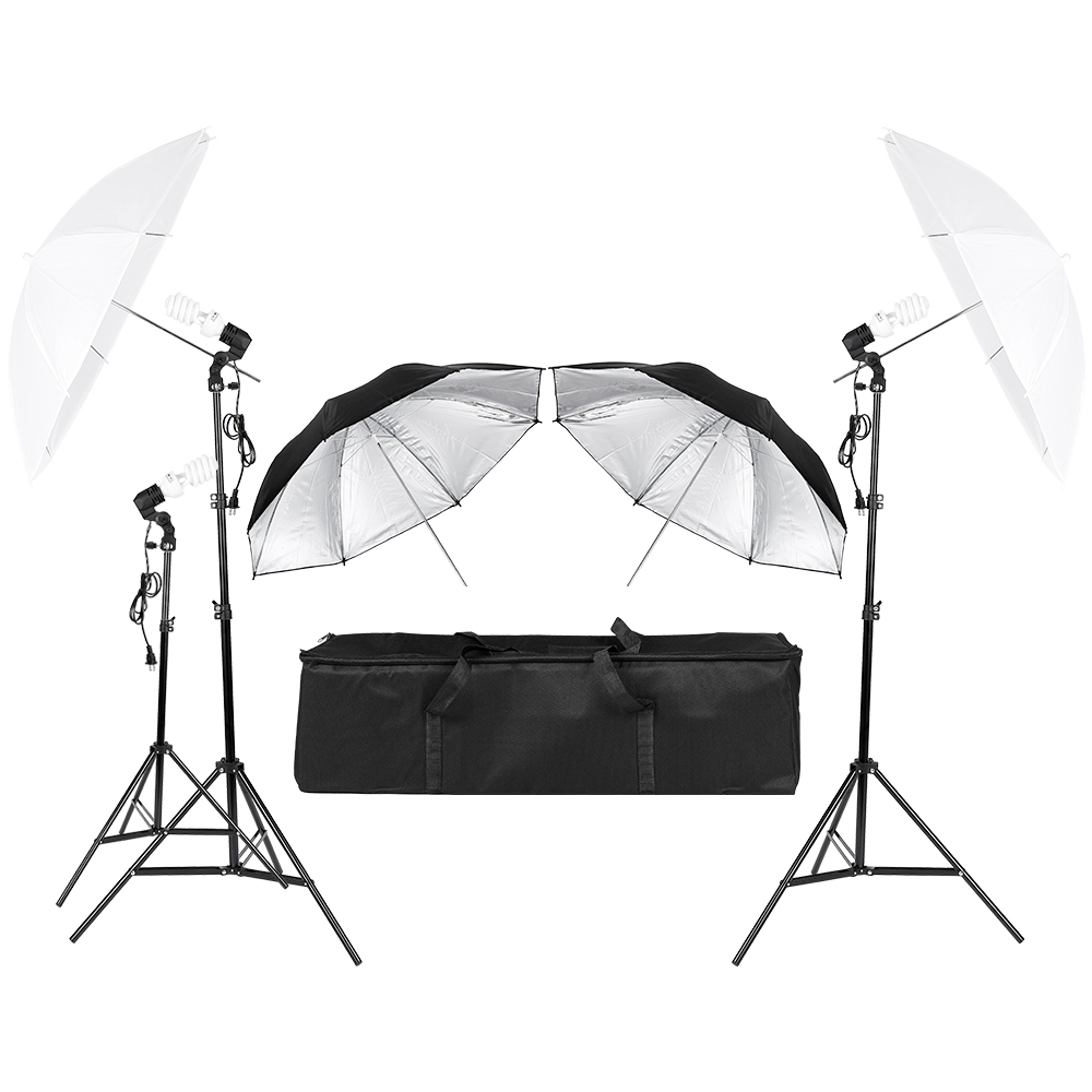 Photography Umbrella Light - 3*45 Вт фото фото видео портрет