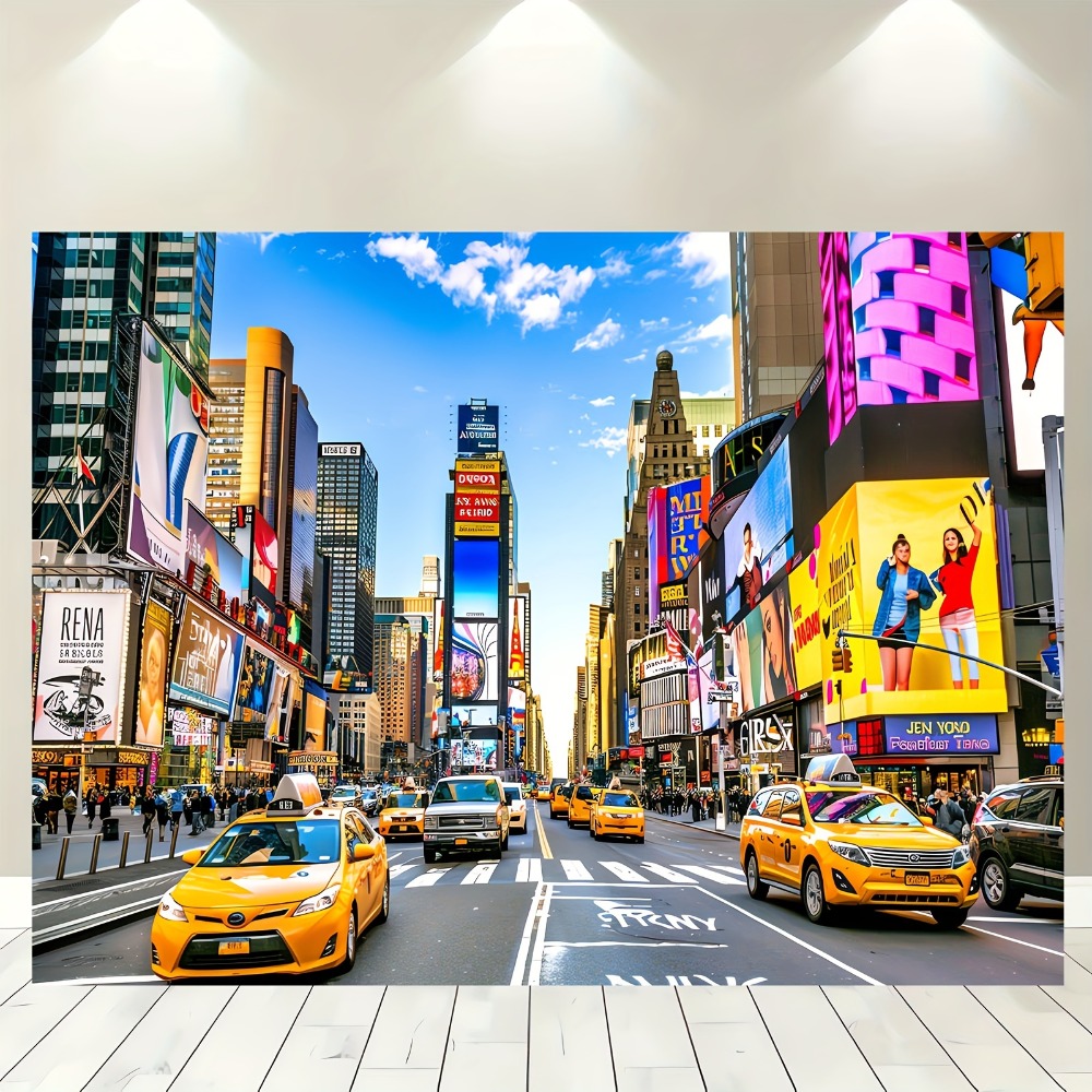 Photography New York - Гобелен с изображением Таймс-сквер в Нью-Йорке,