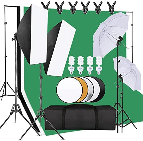 Photography Umbrella Light - Экономичный набор оборудования для фотостудии включает