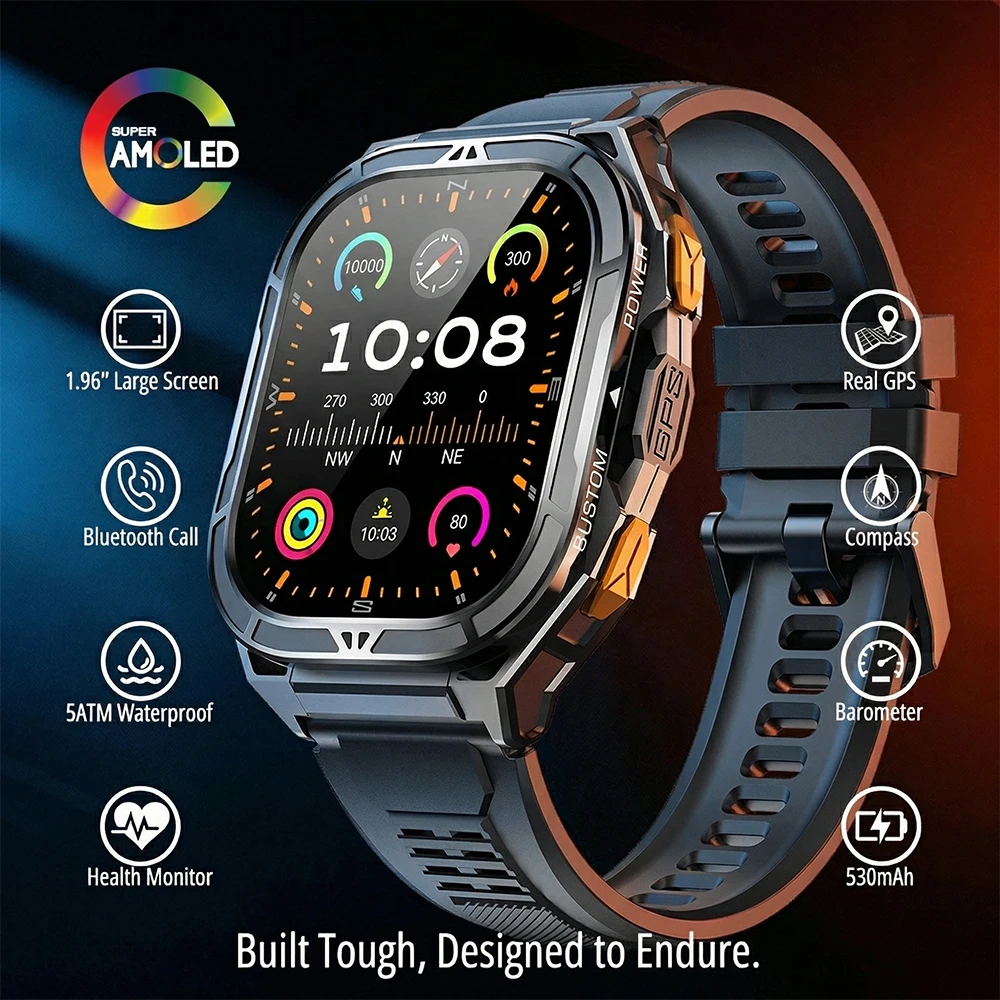 Intervalometer Timer - Роскошные умные часы AMOLED с GPS,