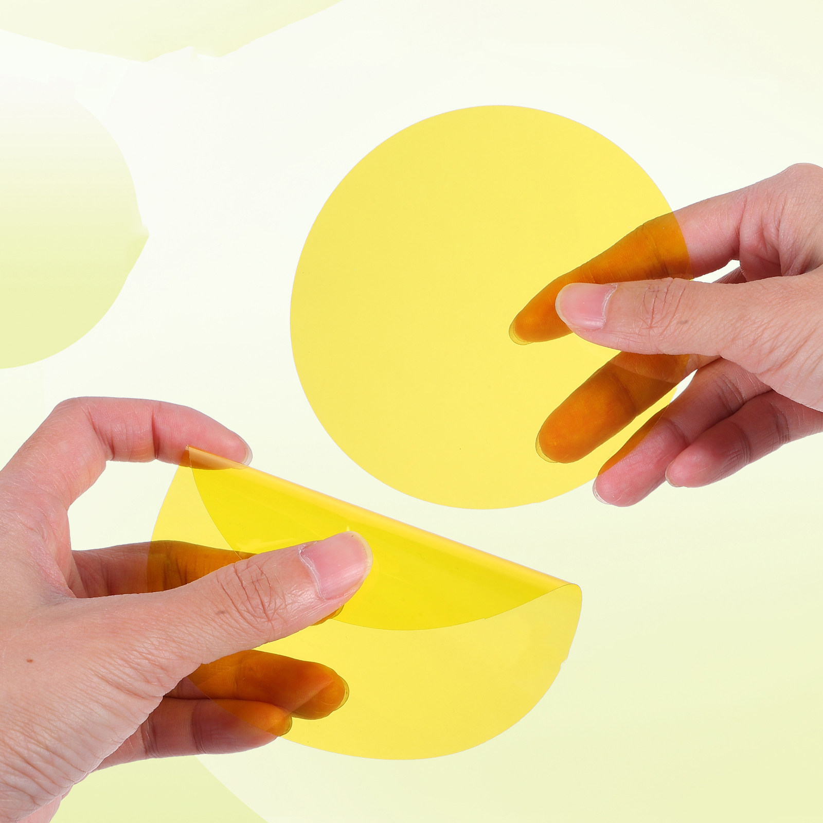 Photography Yellow Filter - 5 шт. цветных гелевых фильтров для
