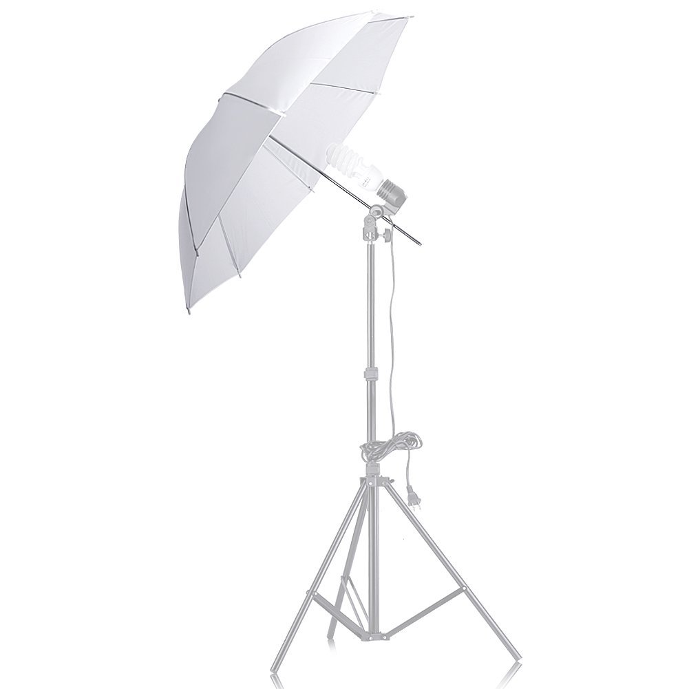 Портативный 20-дюймовый белый  – обзор и цена Photography Umbrella Light