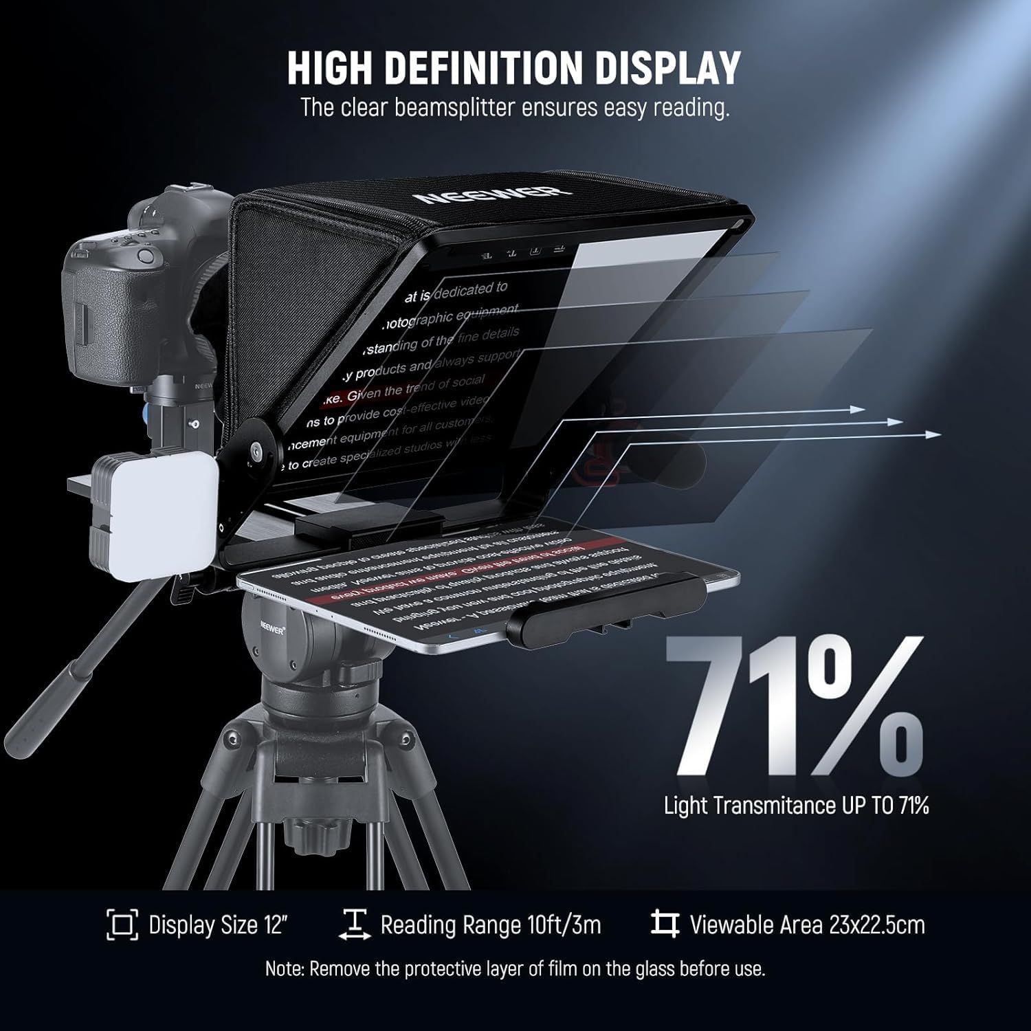Телесуфлёр для планшетов iPad  – обзор и цена Camera Cold Shoe