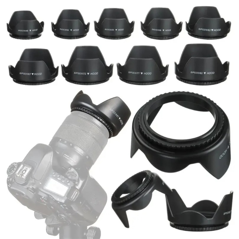 49 мм, 52 мм, 55 мм, 58 мм, 62 – обзор и цена Lens Hood Petal