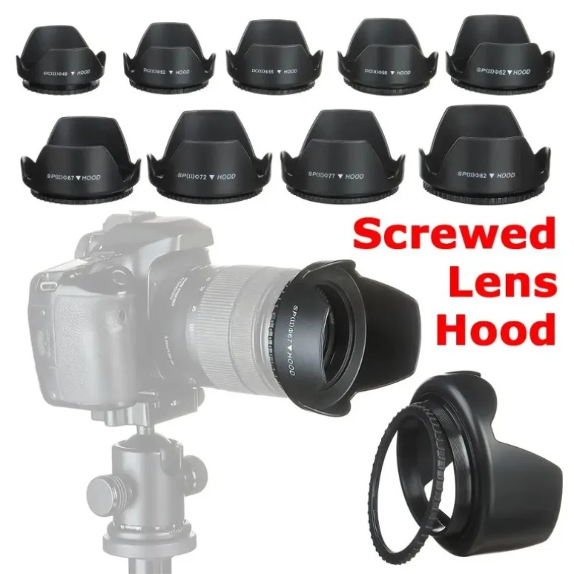 49 мм, 52 мм, 55 мм, 58 мм, 62 – обзор и цена Lens Hood Petal