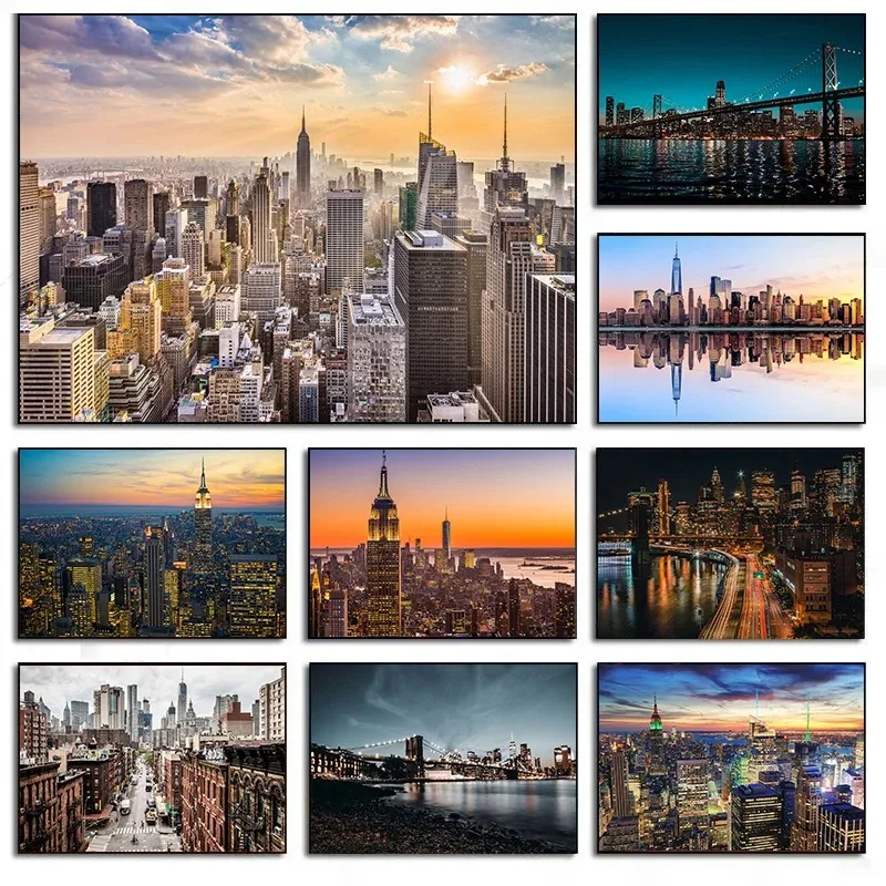 Пейзаж ночного пейзажа Нью-Йор – обзор и цена Photography New York