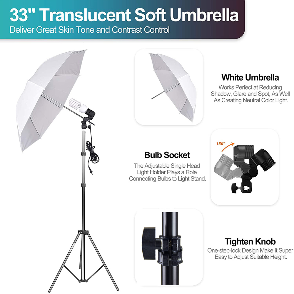 Экономичный набор оборудования – обзор и цена Photography Umbrella Light