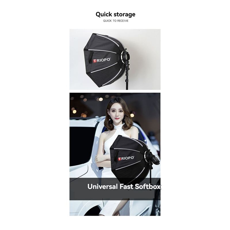 Софтбокс-зонтик TRIOPO KX 65 с – обзор и цена Photography Umbrella Light
