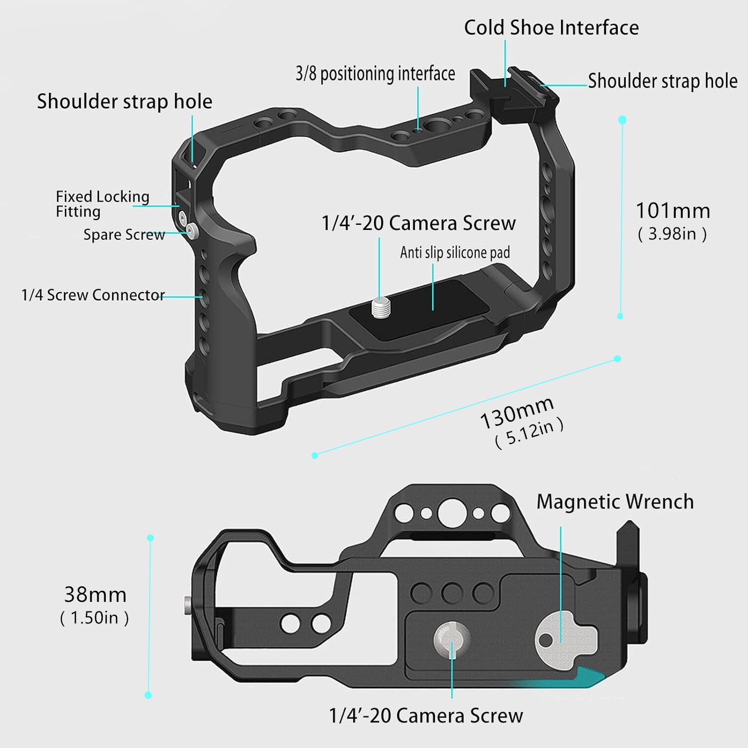 Кейдж для камеры R50 для Canon – обзор и цена Camera Cold Shoe