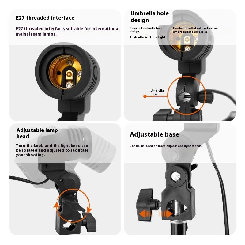 Кабельный шнур 1,8 м E27, цоко – обзор и цена Photography Umbrella Light